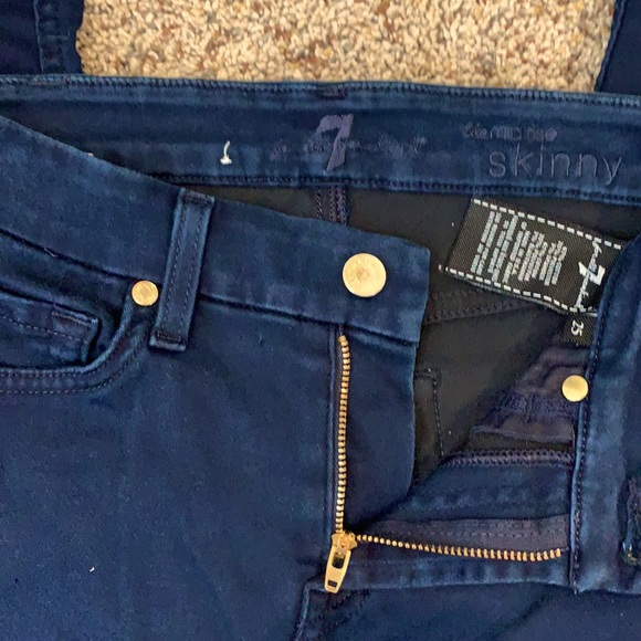 7 For All Mankind Skinny Jeans - Picture 2 of 3